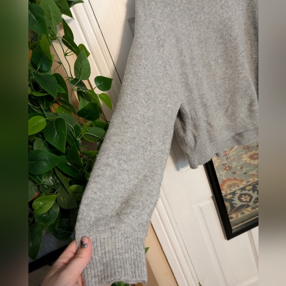 H&M gray oversized sweater XL - Picture 3 of 5